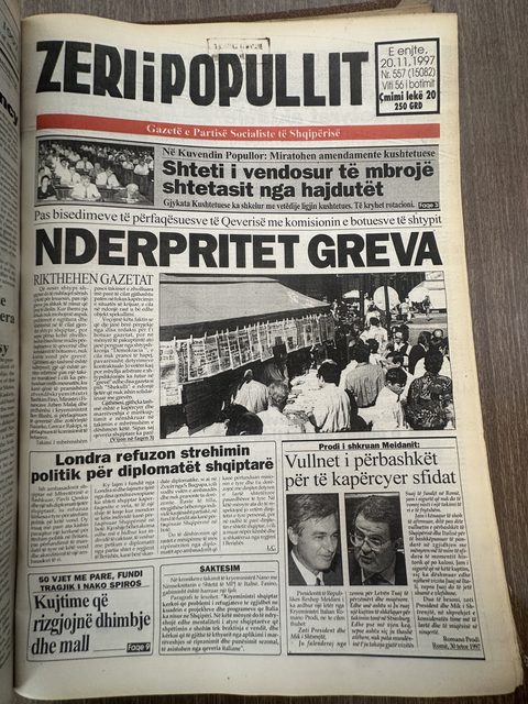 Zëri i Popullit 1997-11-20